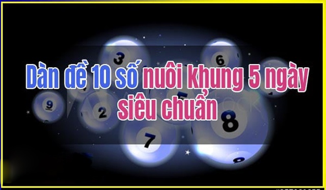 Nuoi dan de10 so khung 5 ngay là gì? - Bí kíp nuôi dàn bao ăn
