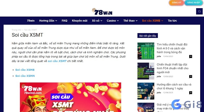 Trang tư vấn soi cầu, dự đoán đài miền Trung của 78win Trang tư vấn soi cầu, dự đoán đài miền Trung của 78win