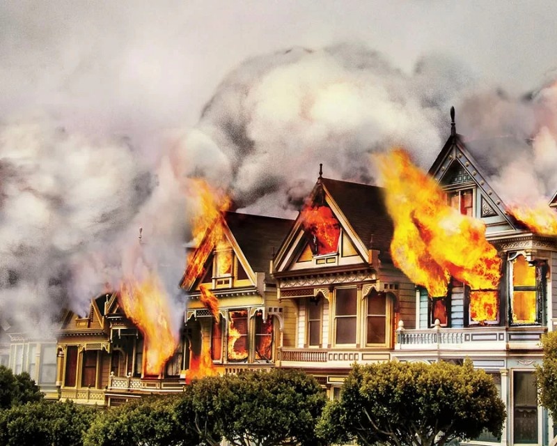Bị cháy nhà đánh đề con gì? Con số 13 hay 55 gặp may?