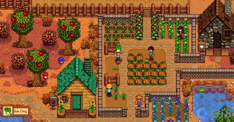 Cảnh khởi đầu trong Stardew Valley được xem như là nơi nhân vật chính rời bỏ công việc để về sống tại nông trại ông để lại trong Thung lũng Stardew Cảnh khởi đầu trong Stardew Valley, nơi nhân vật chính rời bỏ công việc để về sống tại nông trại ông để lại trong Thung lũng Stardew