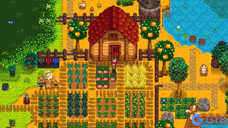 Hoạt động đa dạng trong Stardew Valley như trồng trọt, chăn nuôi, câu cá và giao lưu cùng dân làng tạo nên trải nghiệm sống động và cuốn hút Hoạt động đa dạng trong Stardew Valley như trồng trọt, chăn nuôi, câu cá và giao lưu cùng dân làng tạo nên trải nghiệm sống động và cuốn hút