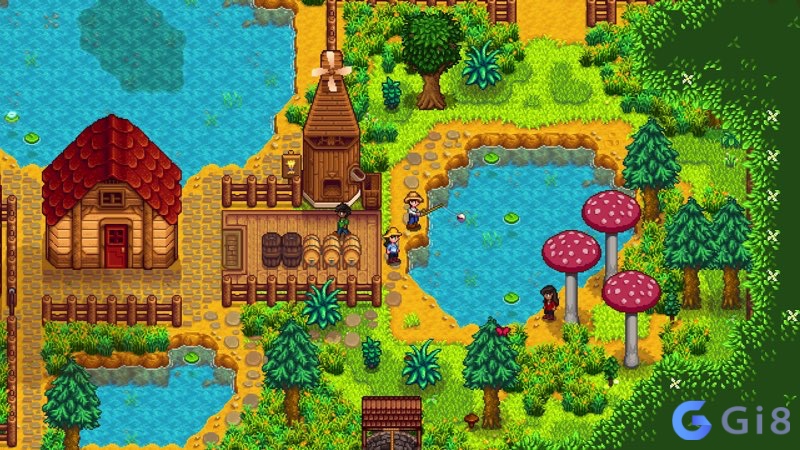 Khởi đầu trong Stardew Valley với việc tạo nhân vật, chọn kiểu nông trại và bắt đầu dọn dẹp đất đai để chuẩn bị trồng trọt Khởi đầu trong Stardew Valley với việc tạo nhân vật, chọn kiểu nông trại và bắt đầu dọn dẹp đất đai để chuẩn bị trồng trọt