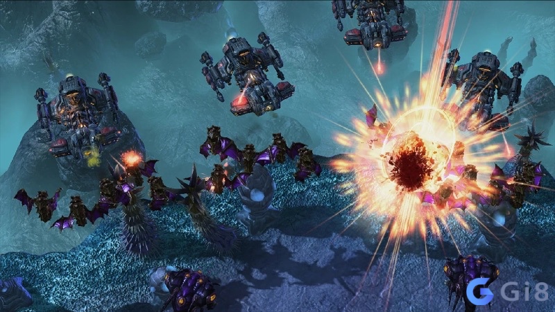 Người chơi StarCraft II điều khiển ba chủng tộc độc đáo, quản lý kinh tế và quân đội trong nhịp độ chiến thuật nhanh đầy kịch tính Người chơi StarCraft II điều khiển ba chủng tộc độc đáo, quản lý kinh tế và quân đội trong nhịp độ chiến thuật nhanh đầy kịch tính