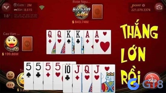 Người chơi tiến lên cần sắp xếp bài thành nhóm và giữ lá mạnh như A, 2 để chốt ván hiệu quả