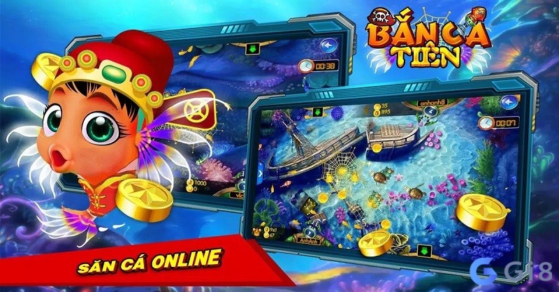 Game bắn cá mobile người chơi sử dụng loại súng khác nhau bắn và thu thập các loài cá có giá trị điểm số khác nhau Game bắn cá mobile người chơi sử dụng loại súng khác nhau bắn và thu thập các loài cá có giá trị điểm số khác nhau