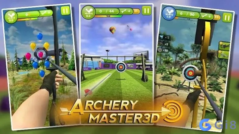 Archery Master 3D – mô phỏng bắn cung chân thực với đồ họa 3D sống động