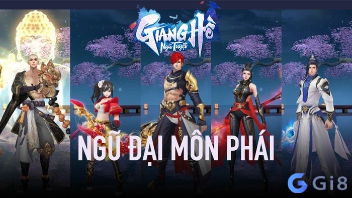 Môn phái đa dạng với nhiều trải nghiệm thú vị riêng Môn phái đa dạng với nhiều trải nghiệm thú vị riêng