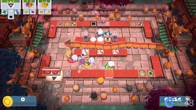 Phối hợp đồng đội vượt thử thách bếp “điên” trong Overcooked 2 Phối hợp đồng đội vượt thử thách bếp “điên” trong Overcooked 2
