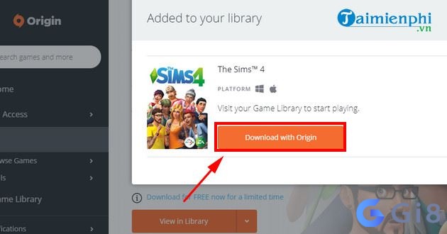 Chọn tải the sims 4 miễn phí qua EA App cũng được lựa chọn nếu muốn trải nghiệm nhiều phiên bản