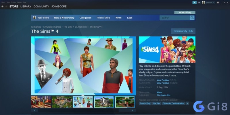 Với cách tải the sims 4 miễn phí qua Ea app sẽ có nhiều bước hơn nhưng ưu điểm là trải nghiệm đa dạng chất lượng dịch vụ