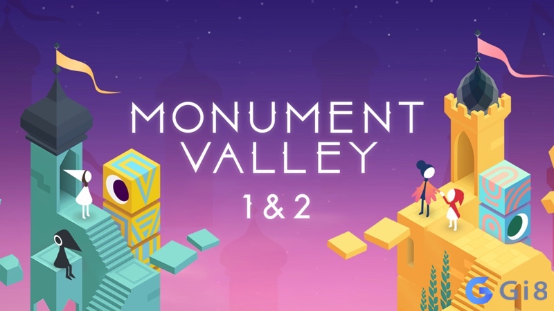 Người chơi dẫn công chúa Ida qua các mê cung ảo giác trong Monument Valley để giải đố Người chơi dẫn công chúa Ida qua các mê cung ảo giác trong Monument Valley để giải đố