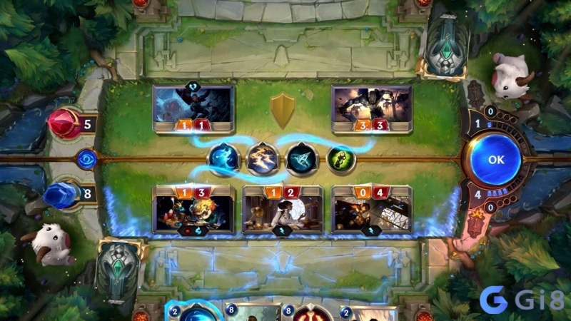 Legends of Runeterra tái hiện thế giới Runeterra với lối chơi sâu sắc và cơ chế tương tác độc đáo giữa hai người chơi.