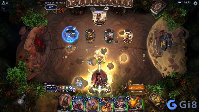 Game thẻ bài đề cao khả năng tư duy logic, phán đoán đối thủ và sáng tạo chiến thuật linh hoạt.