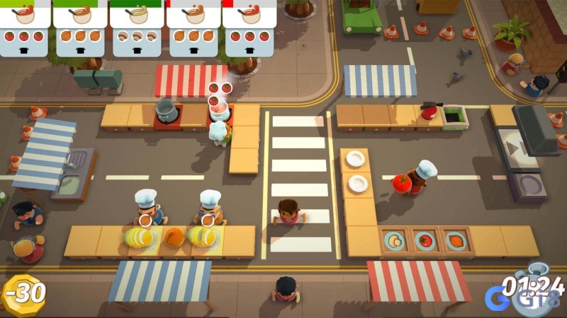 Overcooked giúp các cặp đôi rèn khả năng phối hợp, chia việc và thông cảm cho nhau ngay cả khi mọi thứ rối tung
