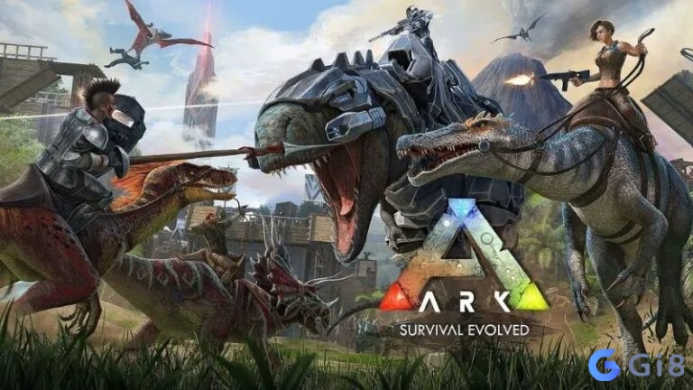ARK: Survival Evolved nổi bật với cơ chế sinh tồn thực tế và khả năng thuần hóa khủng long độc đáo
