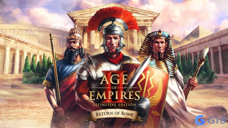 Người chơi Age of Empires xây dựng đế chế, quản lý tài nguyên và tham gia chiến đấu chiến thuật online