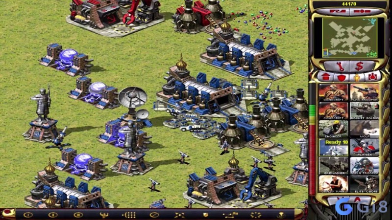 Người chơi tính toán chiến thuật, quản lý quân đội và tài nguyên để giành chiến thắng trong game chiến thuật PC