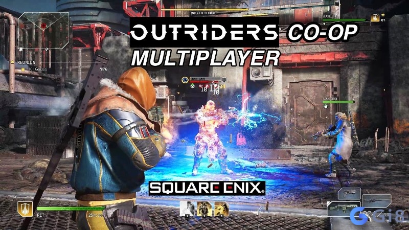 Co op làm nổi bật sức mạnh của Outriders, khi phối hợp kỹ năng biến giao tranh thành chuỗi bùng nổ liên tục Co op làm nổi bật sức mạnh của Outriders, khi phối hợp kỹ năng biến giao tranh thành chuỗi bùng nổ liên tục