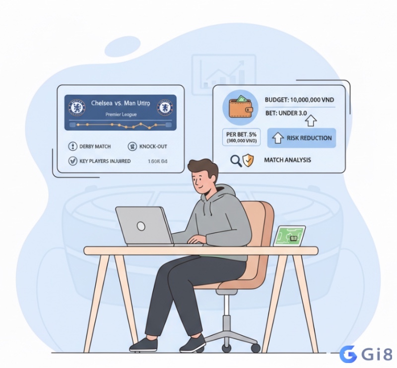 Người chơi c&aacute; cược ph&acirc;n t&iacute;ch trận đấu b&oacute;ng đ&aacute;, đ&aacute;nh gi&aacute; chiến lược đặt Xỉu 3.0 với th&ocirc;ng tin nh&acirc;n sự v&agrave; loại trận đấu cụ thể