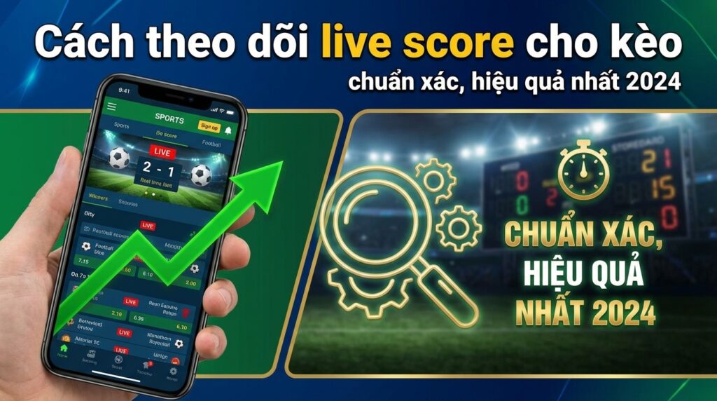 Cách theo dõi live score cho kèo - chuẩn xác, hiệu quả nhất 202