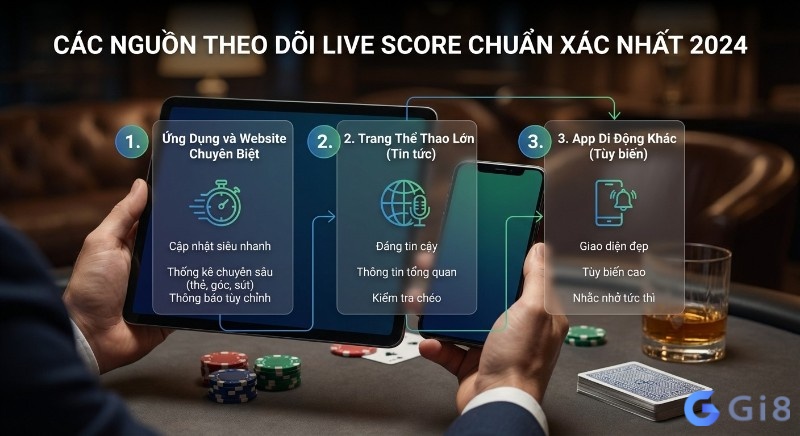Danh sách 3 nguồn theo dõi live score chuẩn xác nhất 2024: ứng dụng chuyên biệt, trang tin tức thể thao, và app di động tuỳ chỉnh Danh sách 3 nguồn theo dõi live score chuẩn xác nhất 2024: ứng dụng chuyên biệt, trang tin tức thể thao, và app di động tuỳ chỉnh