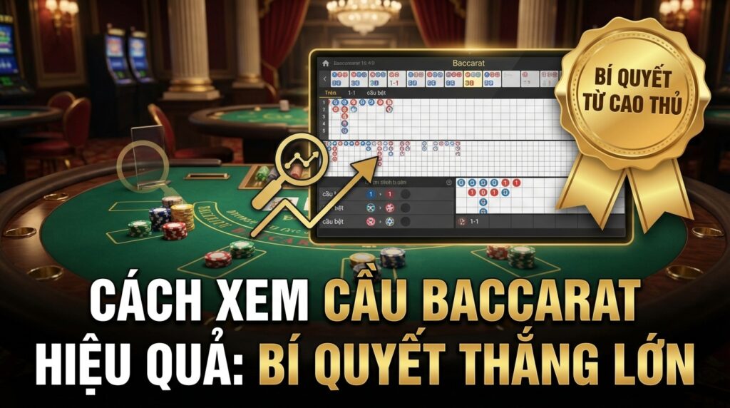 Cách xem cầu Baccarat hiệu quả: Bí quyết thắng lớn từ cao thủ