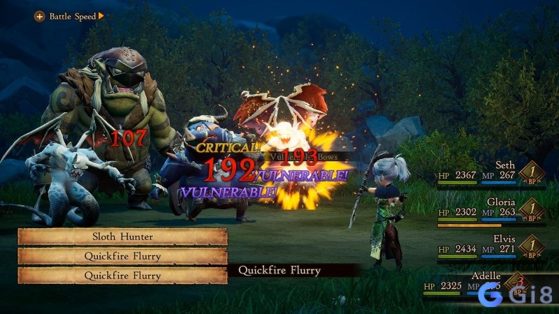 Chuỗi thử thách trong Bravely Default II nâng dần từ cơ chế quen thuộc, buộc bạn vận dụng đúng kiến thức đã học trong hành trình Thử thách chiến đấu trong Bravely Default II yêu cầu hiểu rõ cơ chế