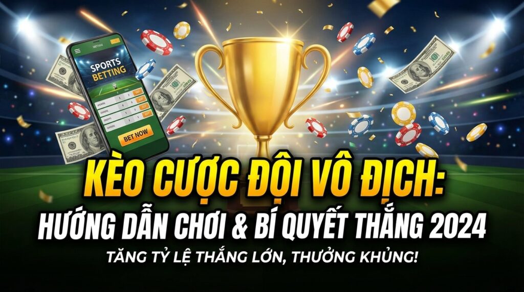 Kèo cược đội vô địch: Hướng dẫn chơi & Bí quyết thắng 2026