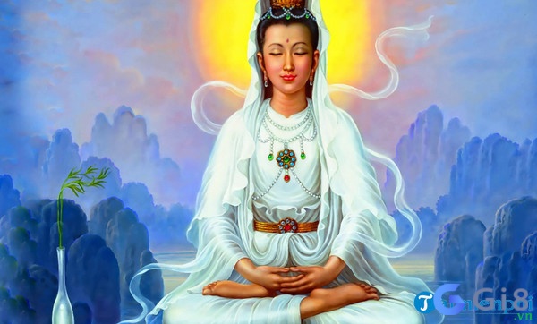 nằm mơ thấy đi chùa lạy mẹ quan âm và tượng còn phát sáng là điềm lành về mặt công danh - sự nghiệp