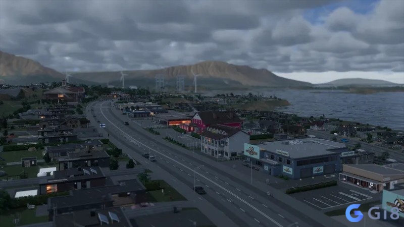 khu dân cư mật độ thấp được mở theo từng cụm trong Cities Skylines