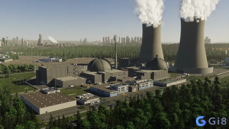 khu xử lý rác và công trình gây ô nhiễm đặt xa khu dân cư trong Cities Skylines
