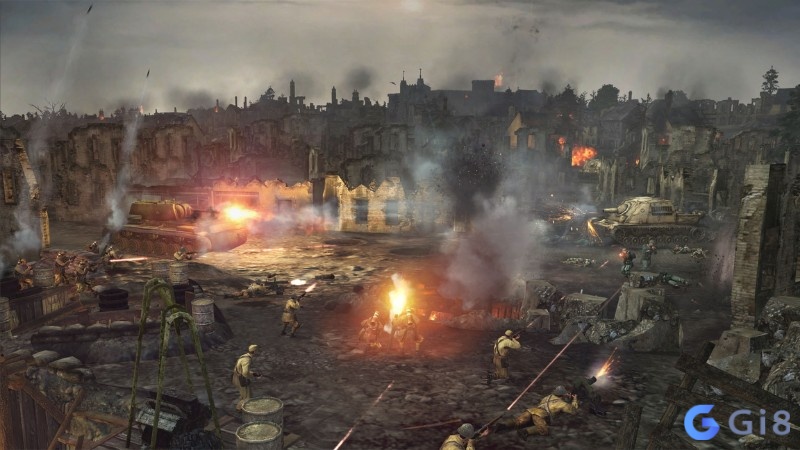 Mỗi nhiệm vụ trong Company of Heroes 2 đưa người chơi đến các trận chiến khác nhau
