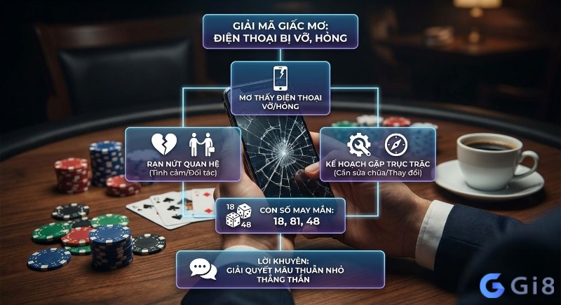 Mơ thấy điện thoại đánh con gì? Bảng giải mã điềm báo mơ thấy điện thoại bị vỡ hỏng: rạn nứt quan hệ, kế hoạch trục trặc cùng con số may mắn và lời khuyên