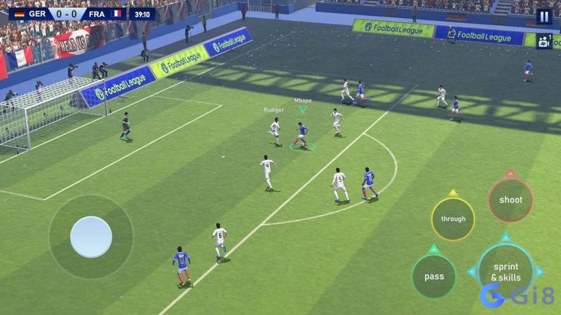 Football League 2024 với trận đấu bóng đá trên điện thoại Android