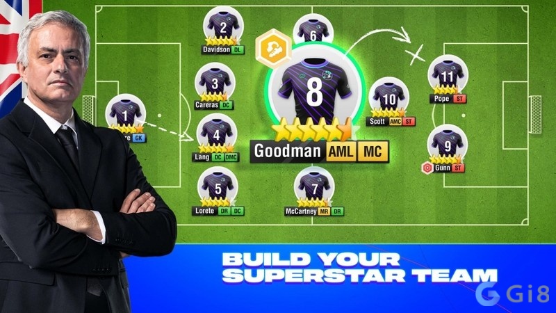 Top Eleven trên Android với giao diện quản lý đội bóng và chiến thuật