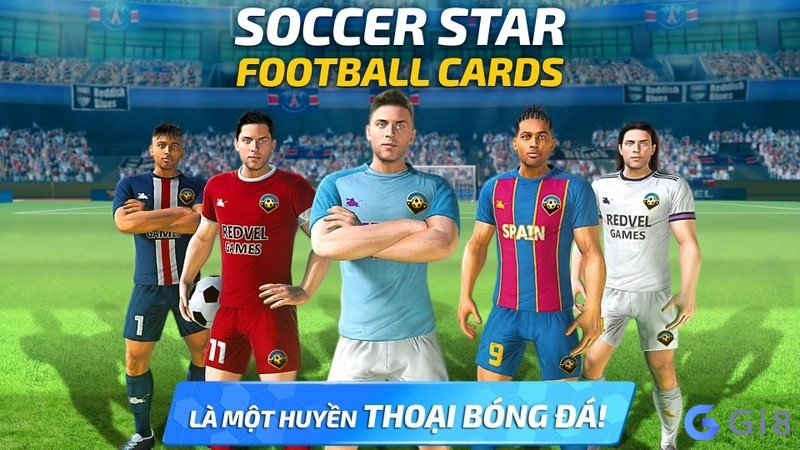 Soccer Star 24 Super Football với cầu thủ thi đấu và phát triển sự nghiệp
