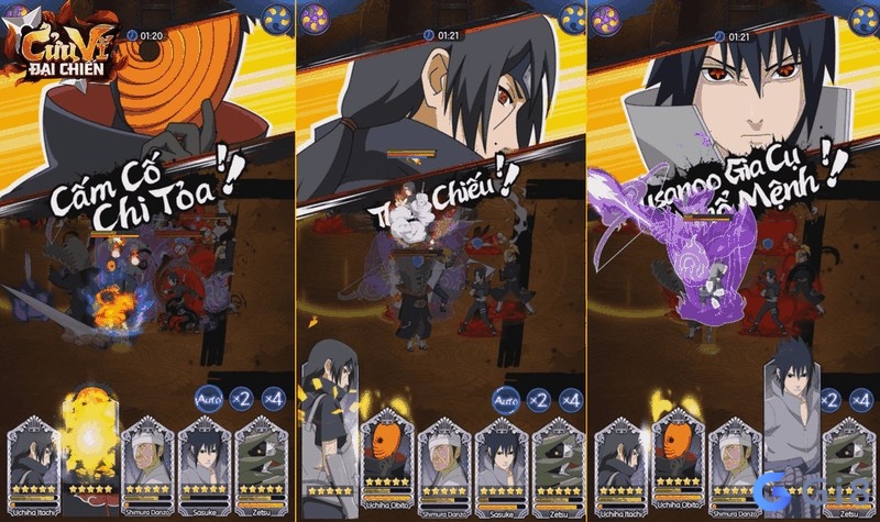 Nhân vật trong game cửu vĩ mobile chính là dàn nhân vật bước ra từ trang sách