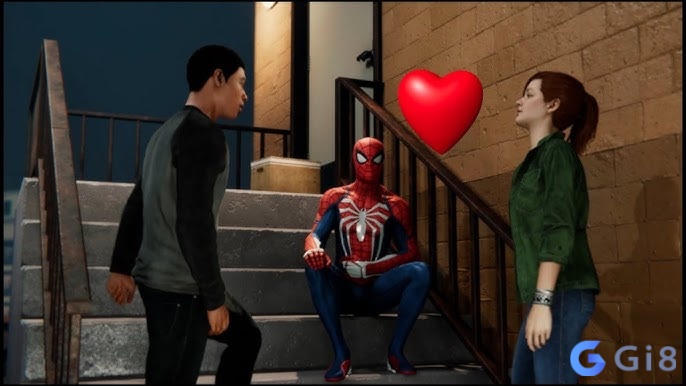Mary Jane và Miles xuất hiện trong các phân đoạn lén lút, điều tra và hỗ trợ mạch truyện của Peter Parker