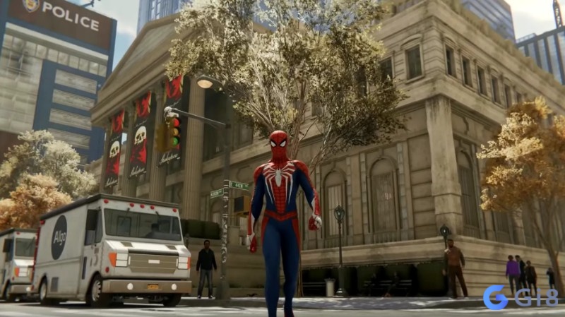 Manhattan hiện lên rực rỡ, chi tiết và giàu chiều sâu, đặc biệt trong những khoảnh khắc đu tơ hoặc chiến đấu tốc độ cao