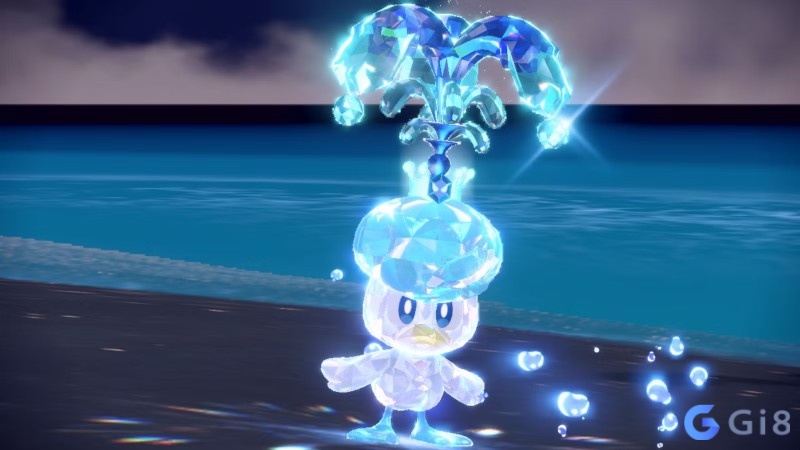 Pokémon Terastal hóa trong một trận chiến tại Paldea