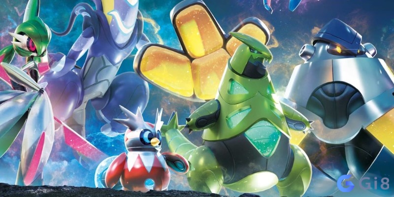 Bốn người cùng tham gia Tera Raid trong Pokémon Scarlet