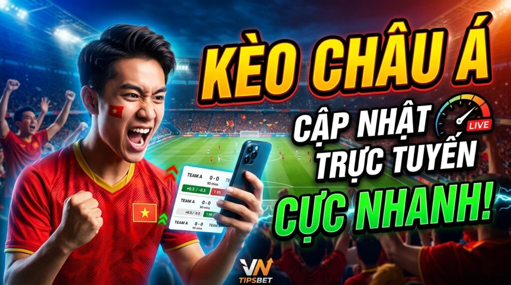 Kèo châu Á bóng đá hôm nay: Cập nhật tỷ lệ trực tuyến