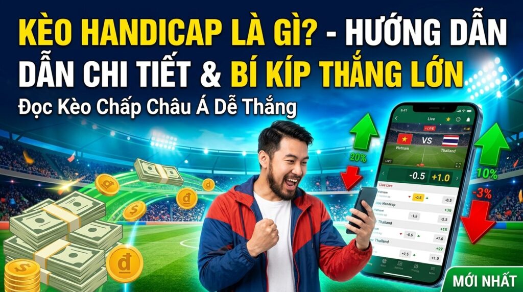 Kèo Handicap là gì? Hướng dẫn chơi đọc kèo chấp Châu Á