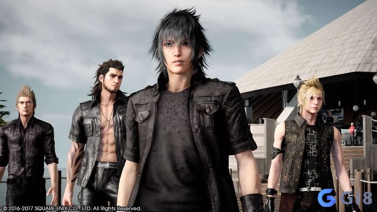 Noctis Gladiolus Ignis và Prompto đồng hành trong Final Fantasy XV