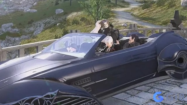 Chiếc Regalia chở nhóm Noctis băng qua thế giới mở Final Fantasy XV
