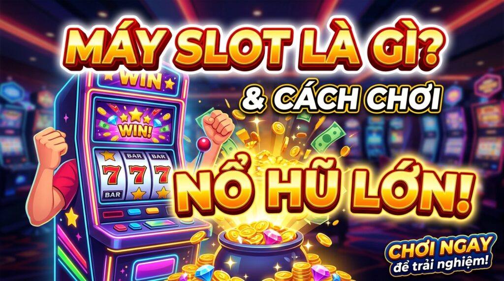 Máy slot (slot machine) là gì? Khám phá cách chơi, nổ hũ lớn
