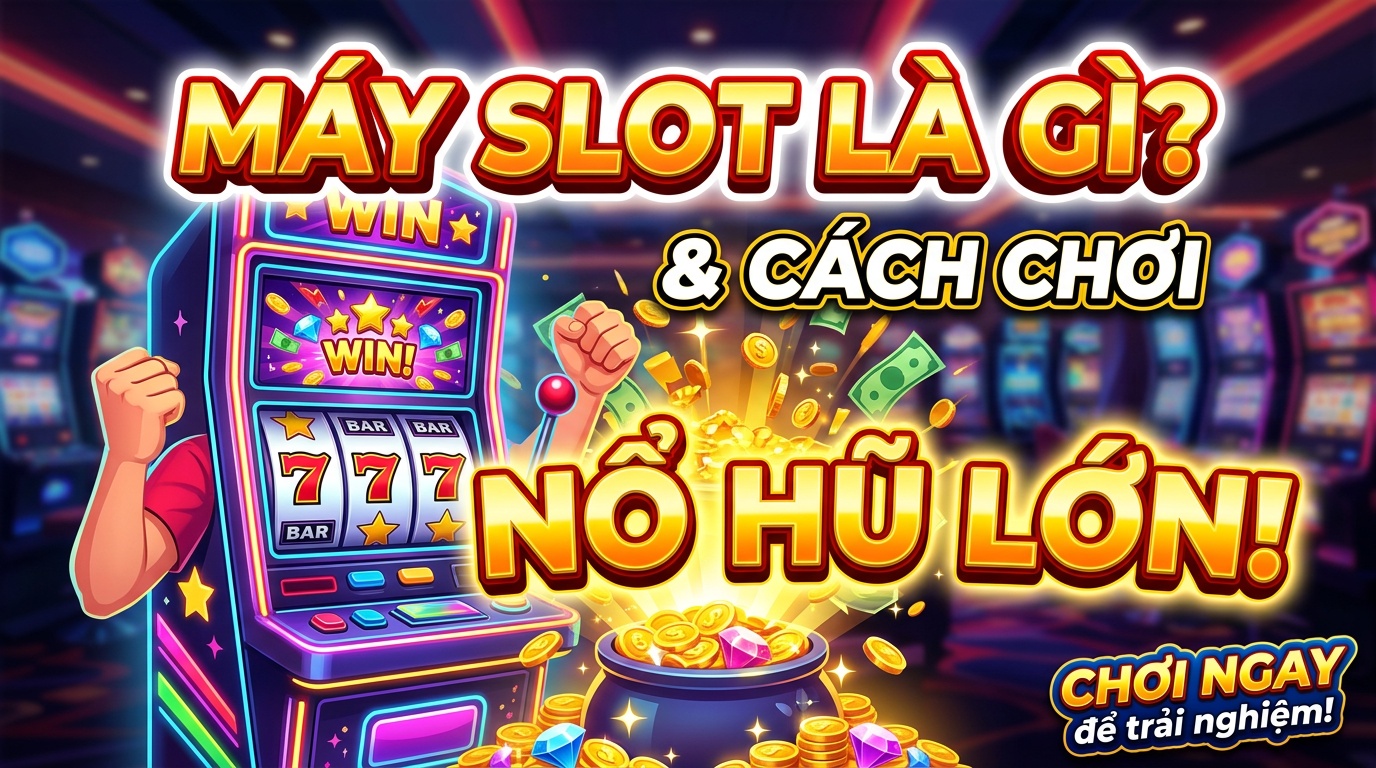 Máy slot (slot machine) là gì? Khám phá cách chơi, nổ hũ lớn