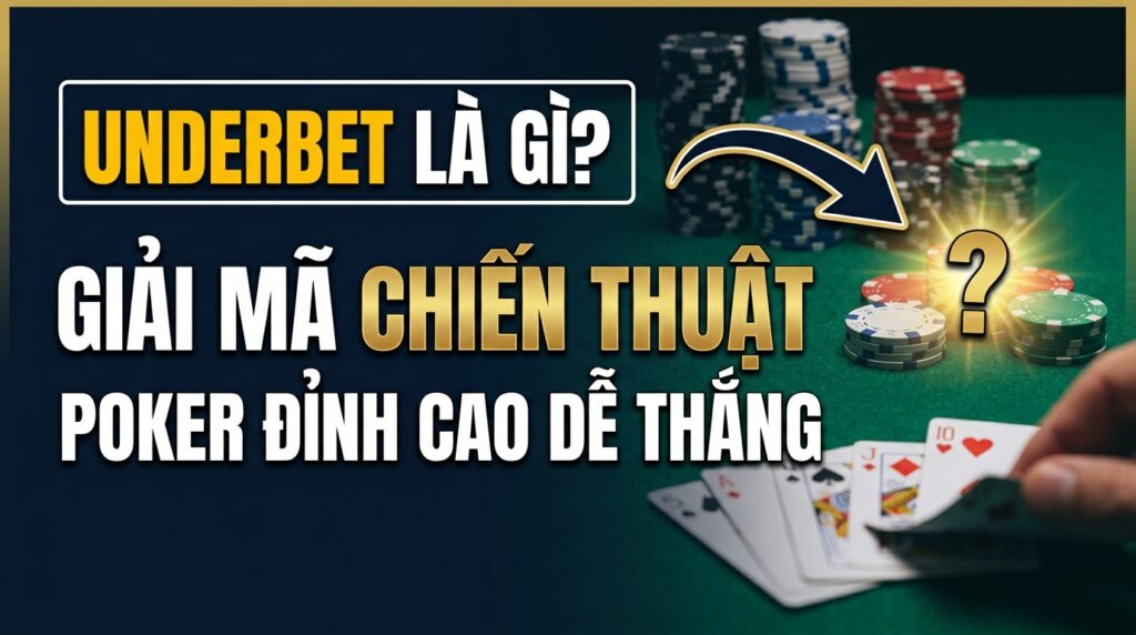 Underbet là gì? Giải mã chiến thuật Poker đỉnh cao dễ thắng